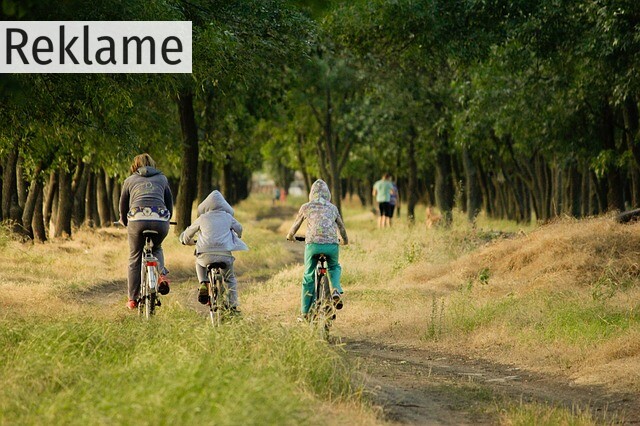 cykeltur med børnene